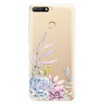 Odolné silikonové pouzdro iSaprio - Succulent 01 - Huawei Y6 Prime 2018