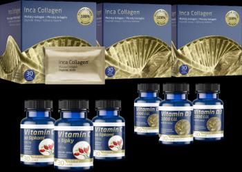 Inca Collagen Tříměsíční kolagenová kúra s vitamínem C&D