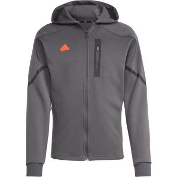 adidas D4GMDY FULL-ZIP HOODIE Pánská mikina, tmavě šedá, velikost