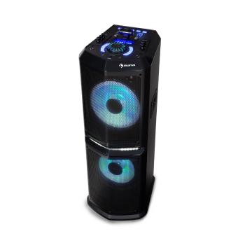 Auna Clubmaster 8000, párty audiosystém, do 8000 W P.M.P.O, 2 x 10" woofer