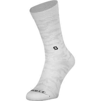 Scott TRAIL CAMO CREW Ponožky, bílá, velikost 39-41