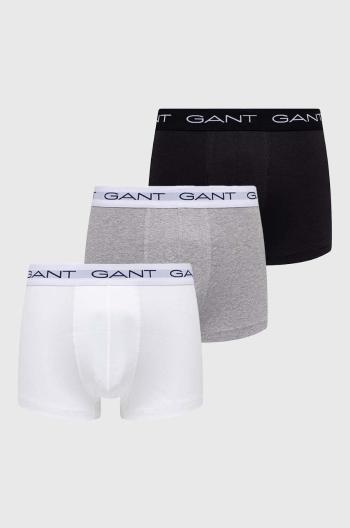 Boxerky Gant 3-pack pánské, šedá barva, 900013003