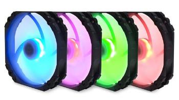 SCYTHE KF1425FD18R-P Kaze Flex 140 mm Round RGB PWM Fan 300-1800 rpm, KF1425FD18R-P