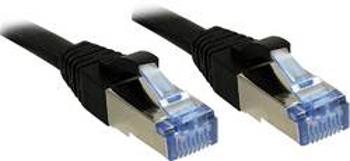 Síťový kabel RJ45 LINDY 47178, CAT 6A, S/FTP, 1.50 m, černá