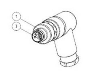 Neupravený zástrčkový konektor pro senzory - aktory TE Connectivity 6-2271123-2 zástrčka, zahnutá, 1 ks