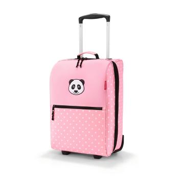 Reisenthel Dětský kufr na kolečkách XS Kids Panda Dots Pink 19 l