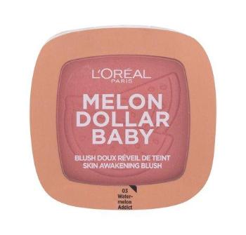 L’Oréal Paris Wake Up & Glow Melon Dollar Baby tvářenka pro všechny typy pleti 03 Watermelon Addict 9 g