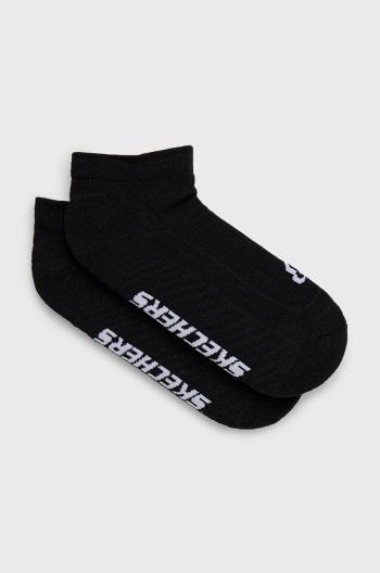 Ponožky Skechers (2-pack) černá barva