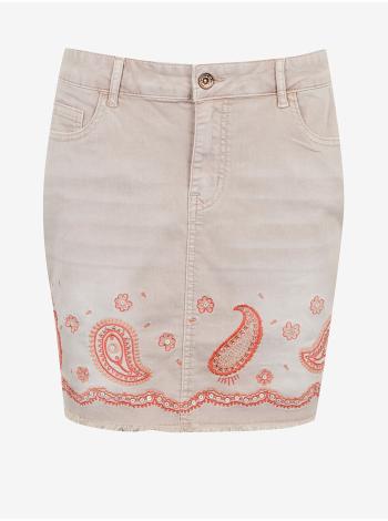 Světle růžová  džínová sukně Desigual