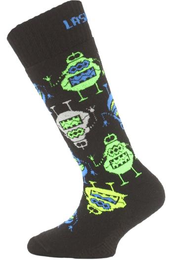 Lasting SJE 956 černá dětské ponožky Velikost: (29-33) XS ponožky