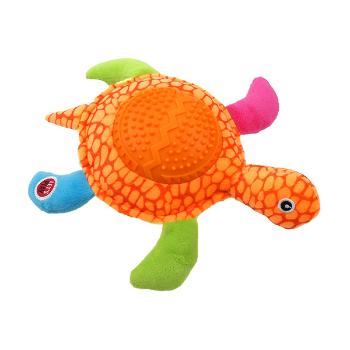 Hračka Let´s Play želva oranžová 22cm