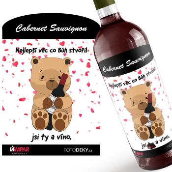Víno Medvídek s vínem (Druh Vína: Červené víno)