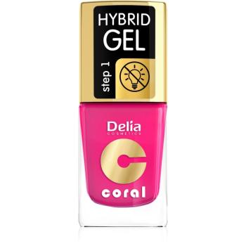 Delia Cosmetics Coral Nail Enamel Hybrid Gel gelový lak na nehty odstín 03 11 ml