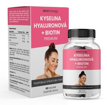 MOVit Energy Kyselina hyaluronová + Biotin PREMIUM 60 tobolek