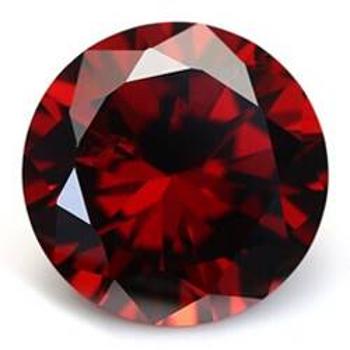 Šperky4U CZ Kubický zirkon - Garnet, pr. 2.00 mm - CZ0200-018