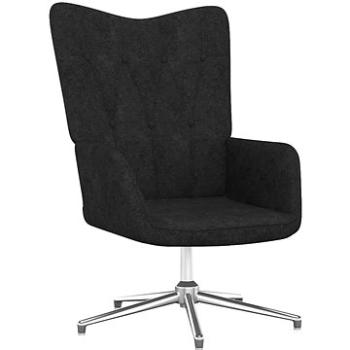 Relaxační židle černá textil, 327595 (327595)