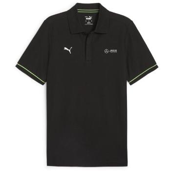 Puma MERCEDES-AMG PETRONAS F1 POLO SHIRT Pánské polo triko, černá, velikost