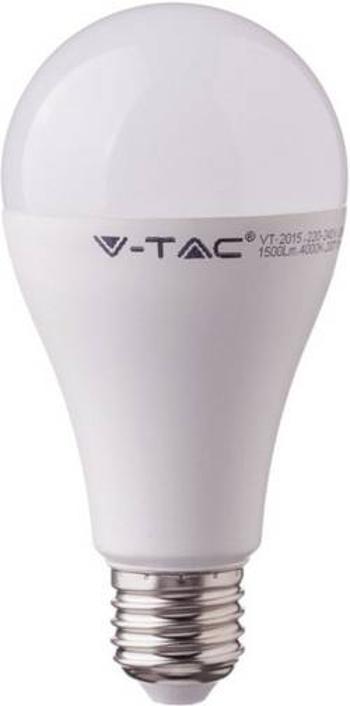 LED žárovka V-TAC 4456 240 V, E27, 17 W = 100 W, teplá bílá, A+ (A++ - E), tvar žárovky, nestmívatelné, 1 ks