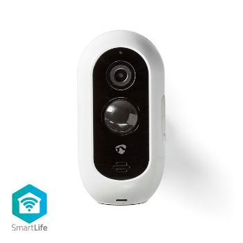 Nedis WIFICBO30WT - SmartLife Venkovní Kamera | Wi-Fi | Full HD 1080p | IP65 | Cloud / Micro SD | 5 V DC | Noční vidění