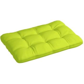 Poduška na paletový nábytek jasně zelená 120x80x12 cm textil (314420)