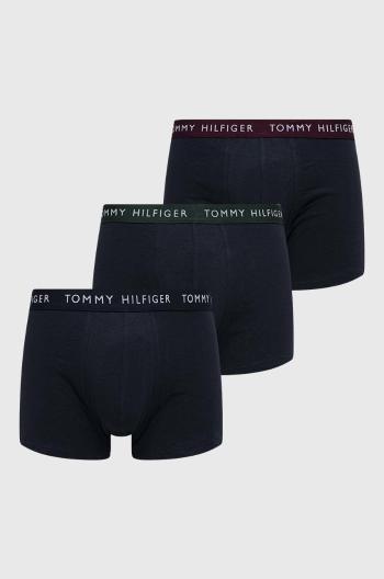 Boxerky Tommy Hilfiger (3-pak) pánské, vínová barva