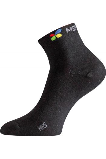 Lasting WHS 988 černé ponožky z merino vlny Velikost: (42-45) L ponožky