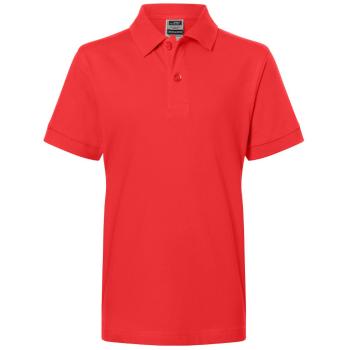 James & Nicholson Dětská polokošile JN070k - Tomato | M