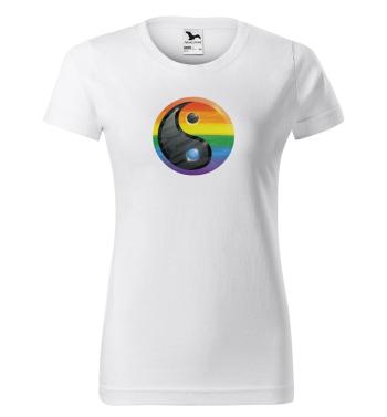 Tričko LGBT YinYang (Velikost: XL, Typ: pro ženy)