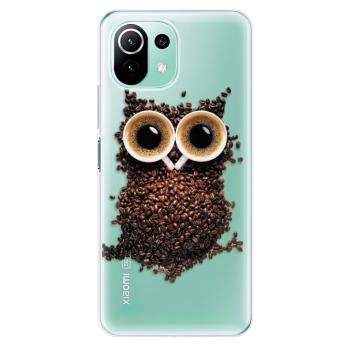 Odolné silikonové pouzdro iSaprio - Owl And Coffee - Xiaomi Mi 11 Lite