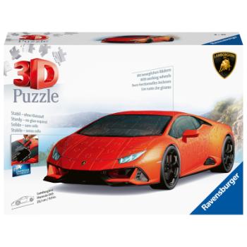 Puzzle 3D Lamborghini Huracan Evo 108 dílků