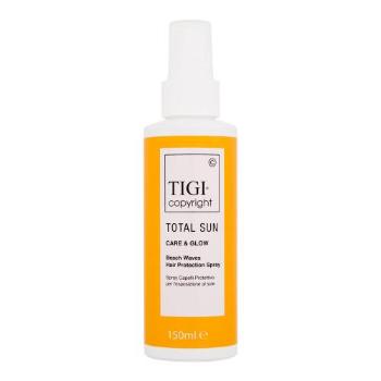 Tigi Copyright Total Sun Care & Glow Beach Waves Hair Protection Spray 150 ml bezoplachová péče pro ženy poškozený flakon na všechny typy vlasů