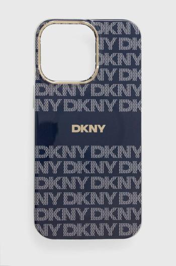 Obal na telefon Dkny iPhone 15 Pro Max 6.7 tmavomodrá barva, DKHMP15XHRHSEB