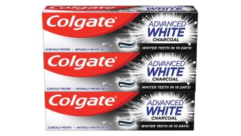 Colgate Zubní pasta Advanced White Charcoal 3 x 75 ml
