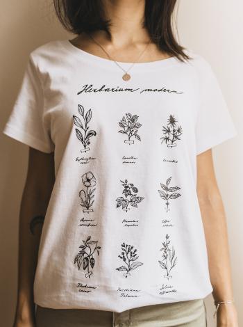 Bílé dámské tričko ZOOT Original Herbarium Modern