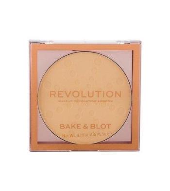 make-up Revolution London Bake & Blot fixační a matující pudr Banana Light 5,5 g