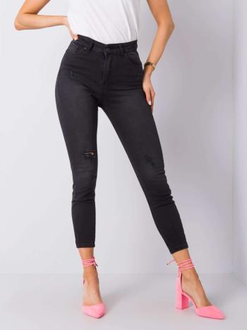 Černé skinny džíny 334-SP-2015.21-black Velikost: 26