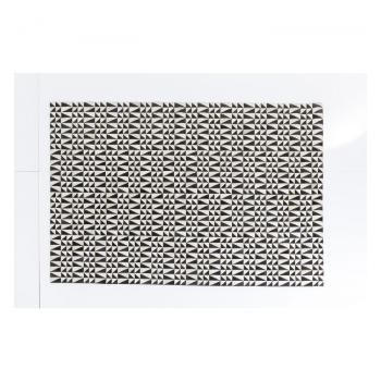Kožený koberec Zigzag 240 × 170 cm