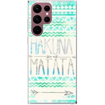 iSaprio Hakuna Matata Green pro Samsung Galaxy S22 Ultra 5G (hakug-TPU3-S22U-5G)