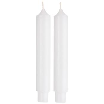 Amscan Kónické svíčky bílé 3 ks