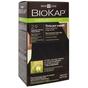 BIOKAP Nutricolor Delicato 2.90 Dark Chestnut Chocolate Gentle Dye 140 ml (8030243010421)