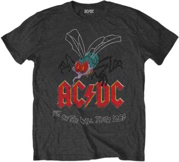 AC/DC Tričko Fly On The Wall Tour Charcoal S