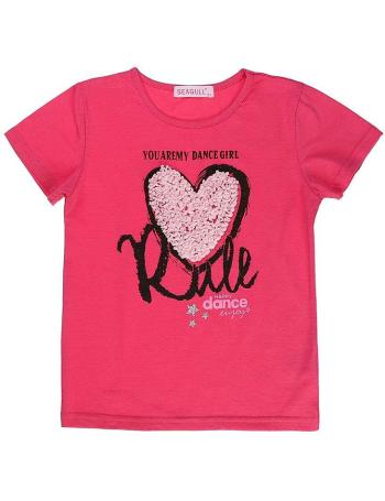 Dívčí tričko růžové vel. 128