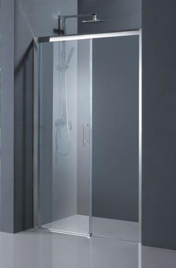 HOPA Sprchové dveře ESTRELA BARVA rámu Chrom/Leštěný hliník (ALU), Rozměr A 130 cm, Směr zavírání Levé (SX), Výplň Čiré bezpečnostní sklo 6 mm BCESTR13CCL