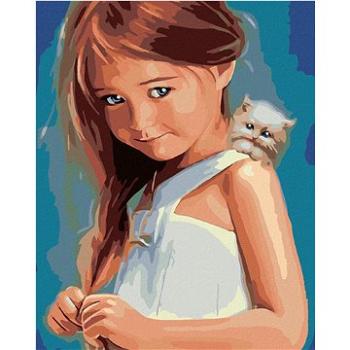 Malování podle čísel - Holčička s koťátkem (HRAmal00742nad)