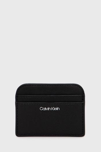 Pouzdro na karty Calvin Klein černá barva