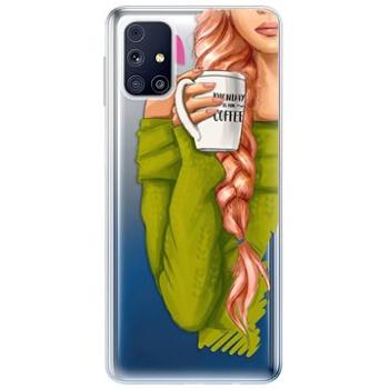 iSaprio My Coffe and Redhead Girl pro Samsung Galaxy M31s (coffread-TPU3-M31s)