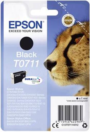 Epson Ink T0711 originál černá C13T07114012