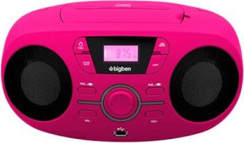 Bigben CD61RUSB Pink Stolní hudební prehřávač