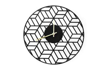 Dřevěné nástěnné hodiny Cube Nox Clock s možností výměny či vrácení do 30 dnů