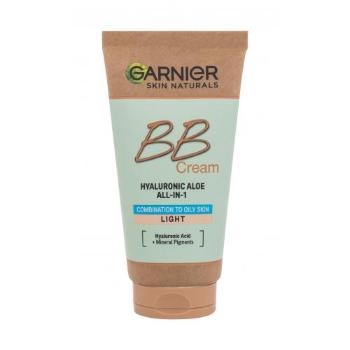 Garnier Skin Naturals BB Cream Hyaluronic Aloe All-In-1 SPF25 50 ml bb krém pro ženy Light na smíšenou pleť; na mastnou pleť